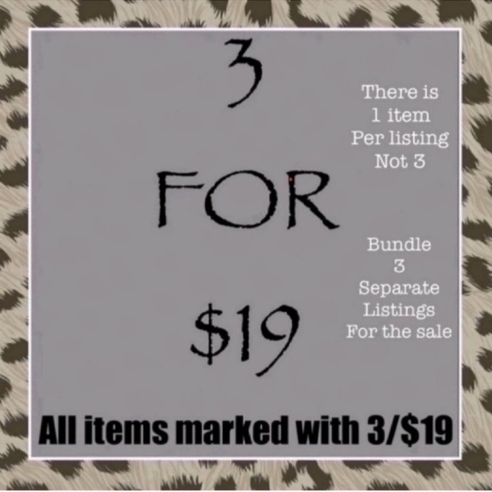 🎈3 for $19 sale